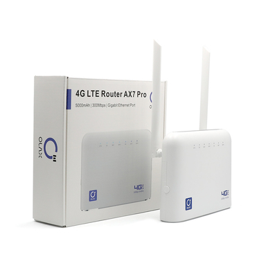 সিম কার্ড স্লট 5000mah ব্যাটারি সহ OLAX AX7 Pro CPE Wifi রাউটার 4g Lte মডেম